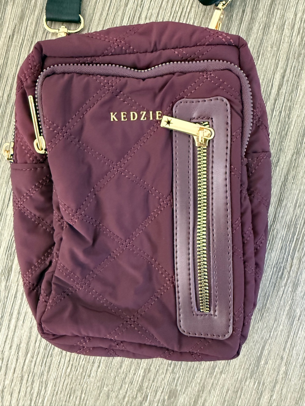 Kedzie CLOUD 9 CONVERTIBLE SLING bag in mulberry